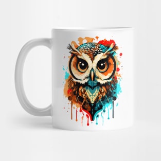 Owl Colorful - Owl Head - Cute Owl Mug